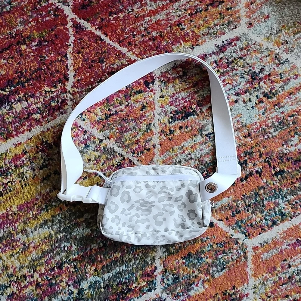 Leopard Print Belt Bag, Adjustable - Picture 3 of 12